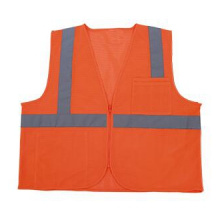 High-Visibility Reflective Safety Vest with Pocket